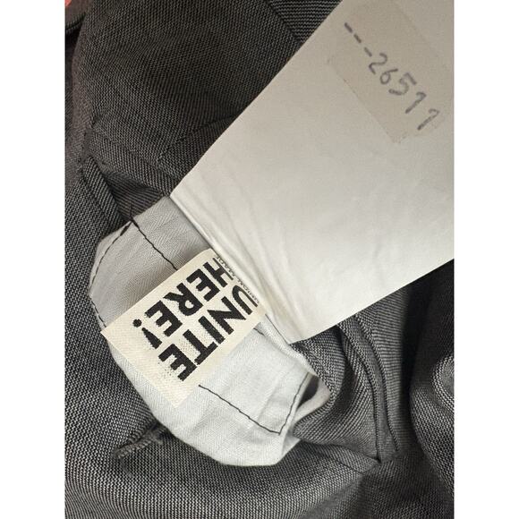 Joseph Abboud Tollegno 1900 Pants Gray Size 40R 100% Wool/Laine - Picture 8 of 11